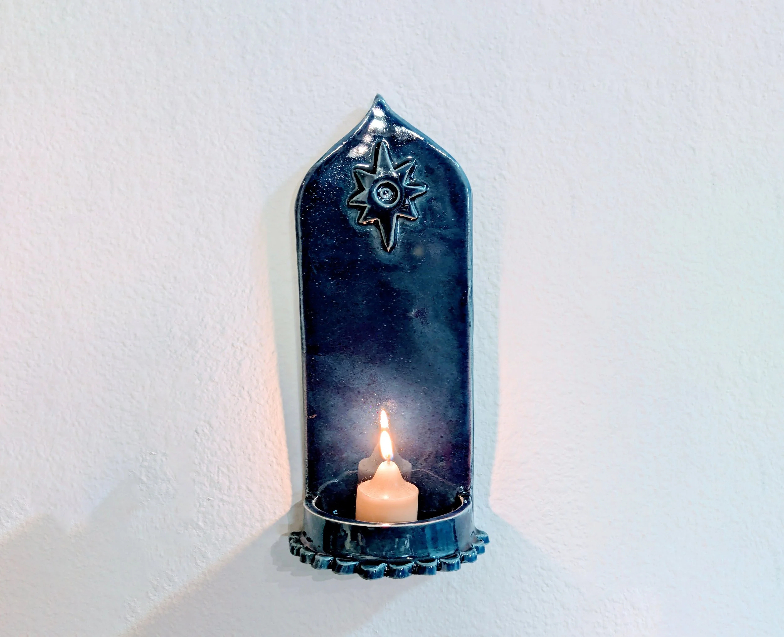 Evening in Pottery - Candle Sconce (All Levels) Tina Cauller