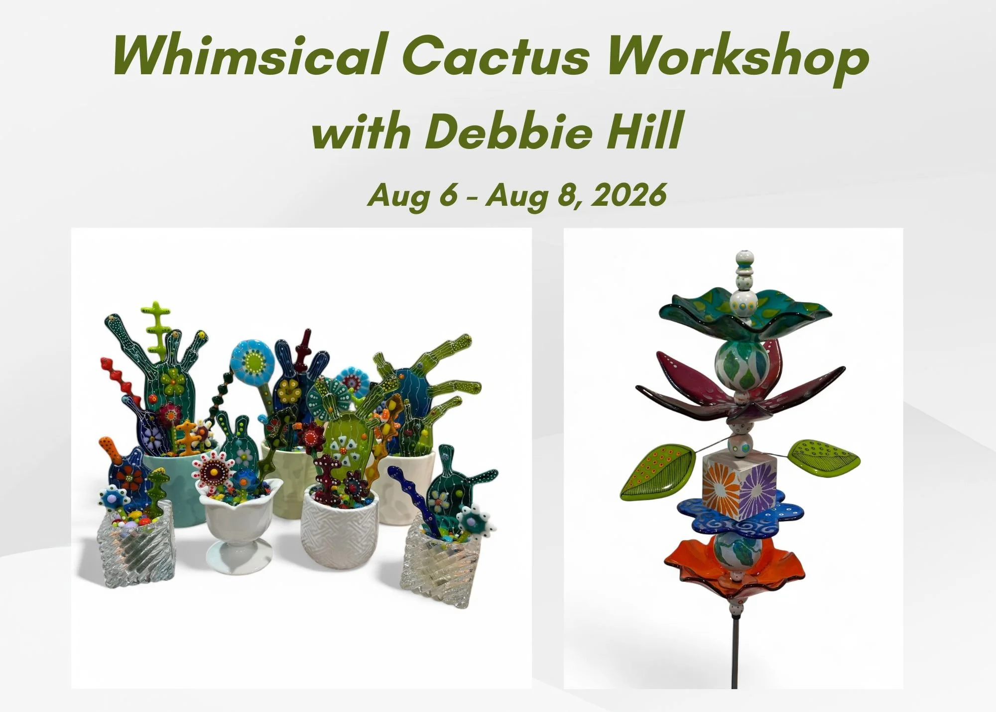 Whimsical Cactus Workshop with Debbie Hill