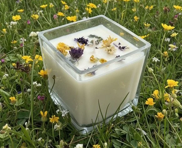 French Alps Botanical Candle & Lavender Scented Pendant Workshop with Emilie Hachoud