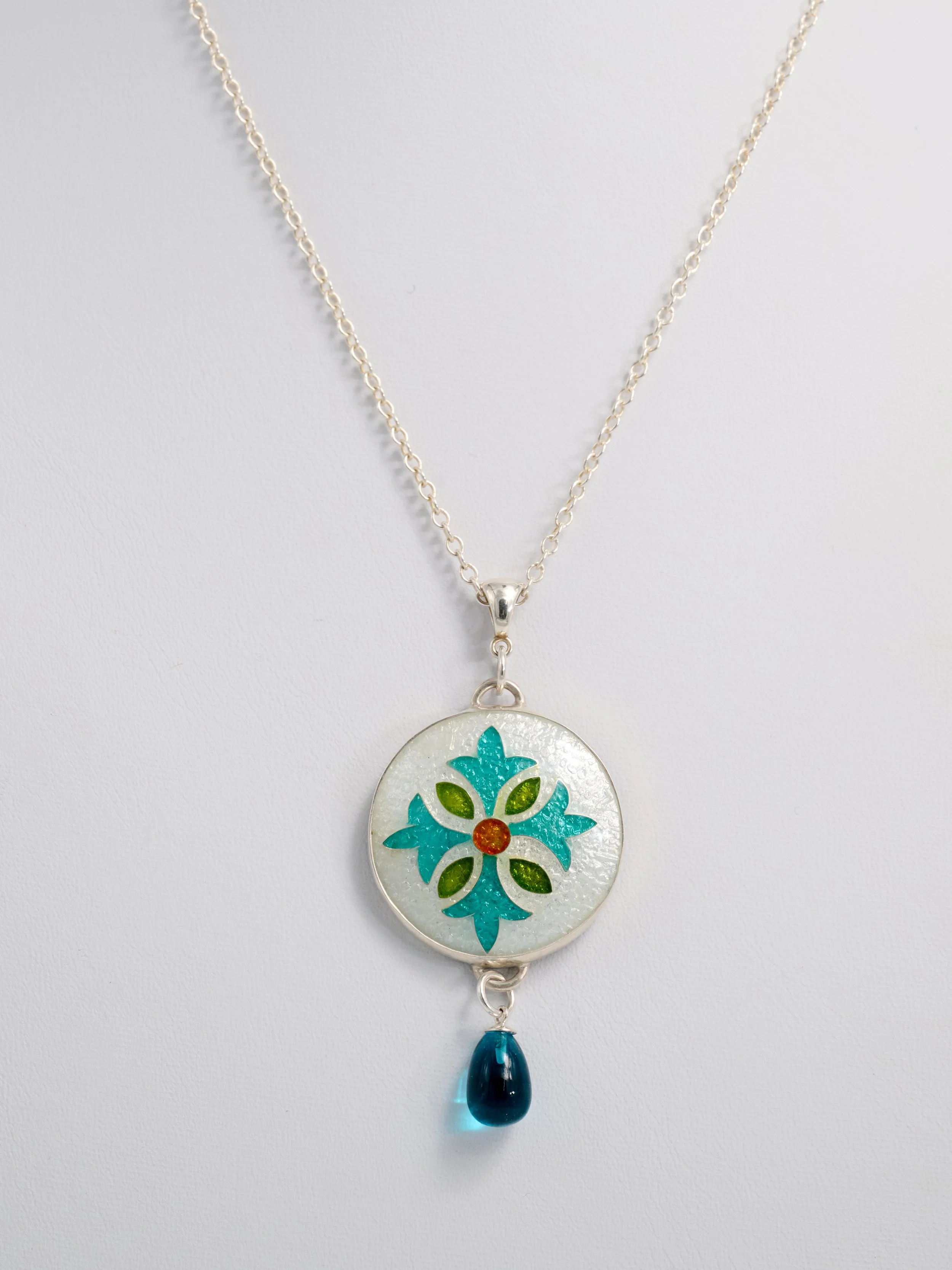 Cloisonné Necklace by Paula Beckett