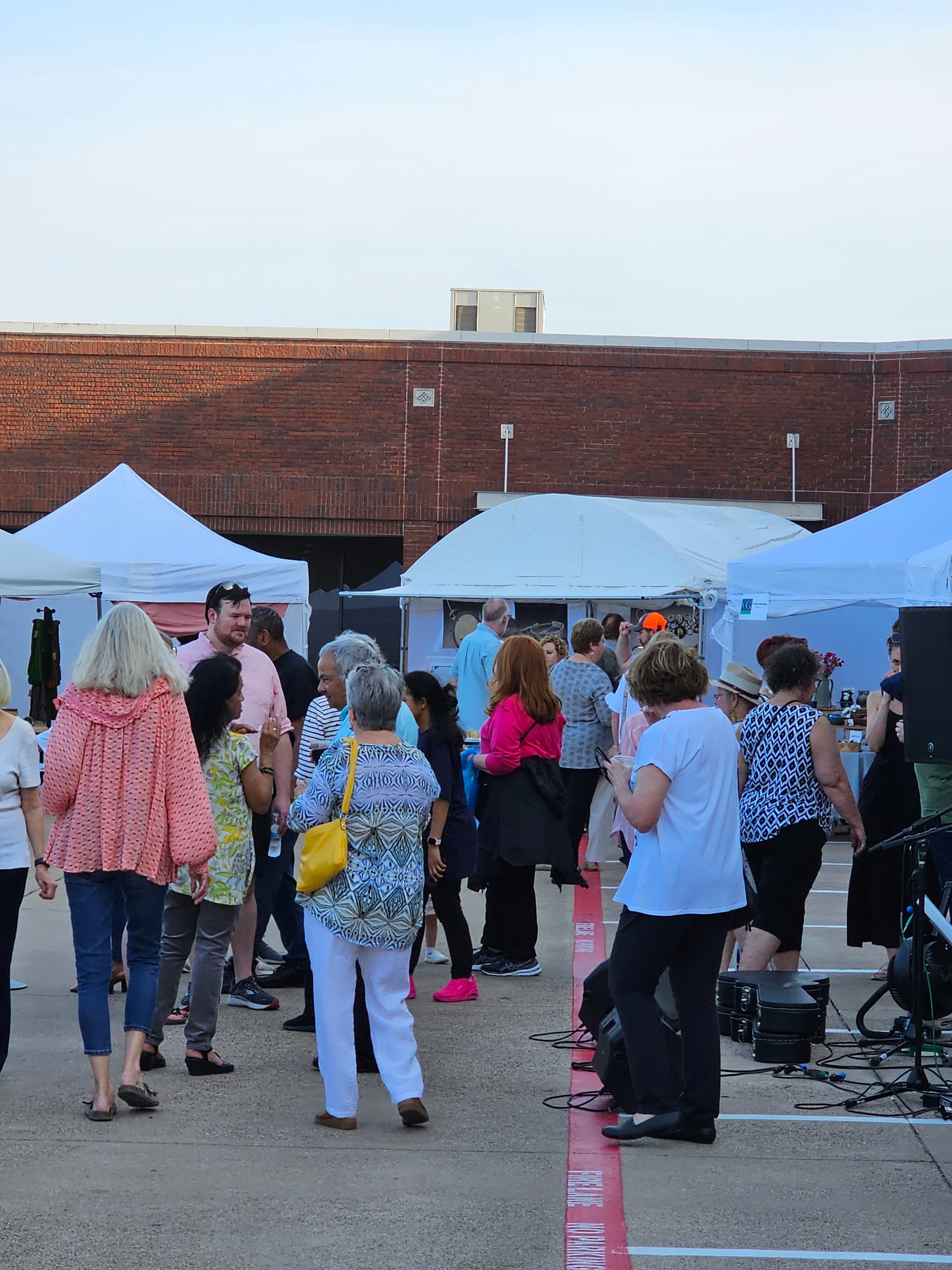 people shopping at the craft guild art show and sale