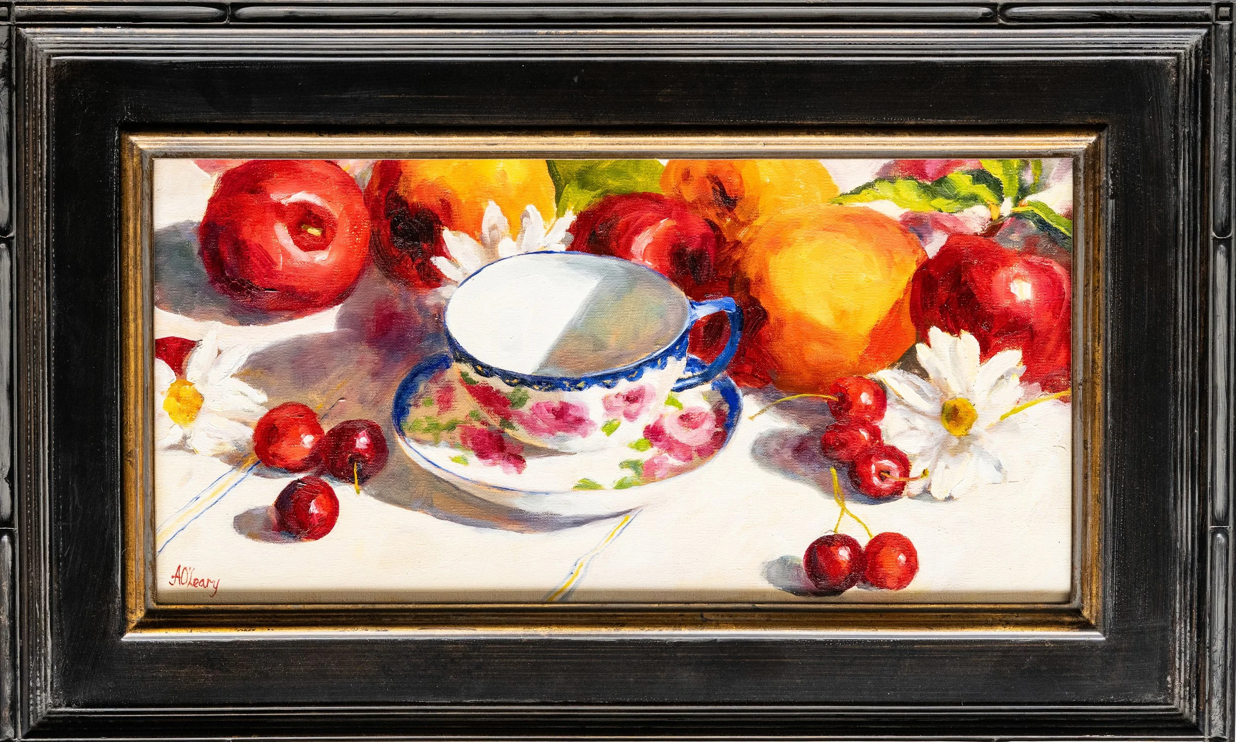 Rose Teacup by Alice O'Leary