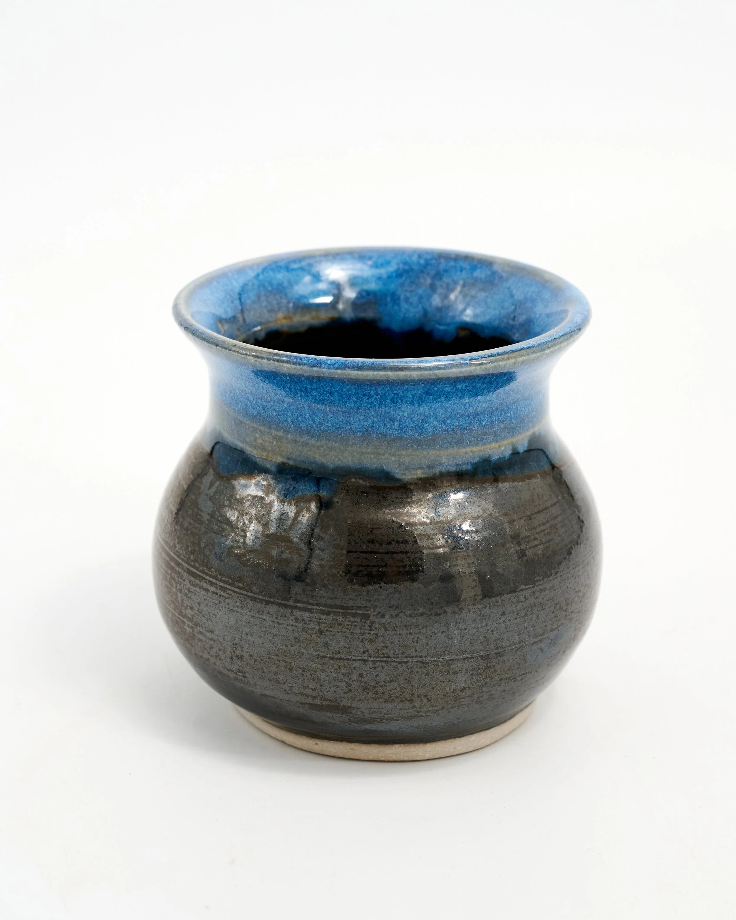 Blue Budvase Vase by Ritu Bhasin