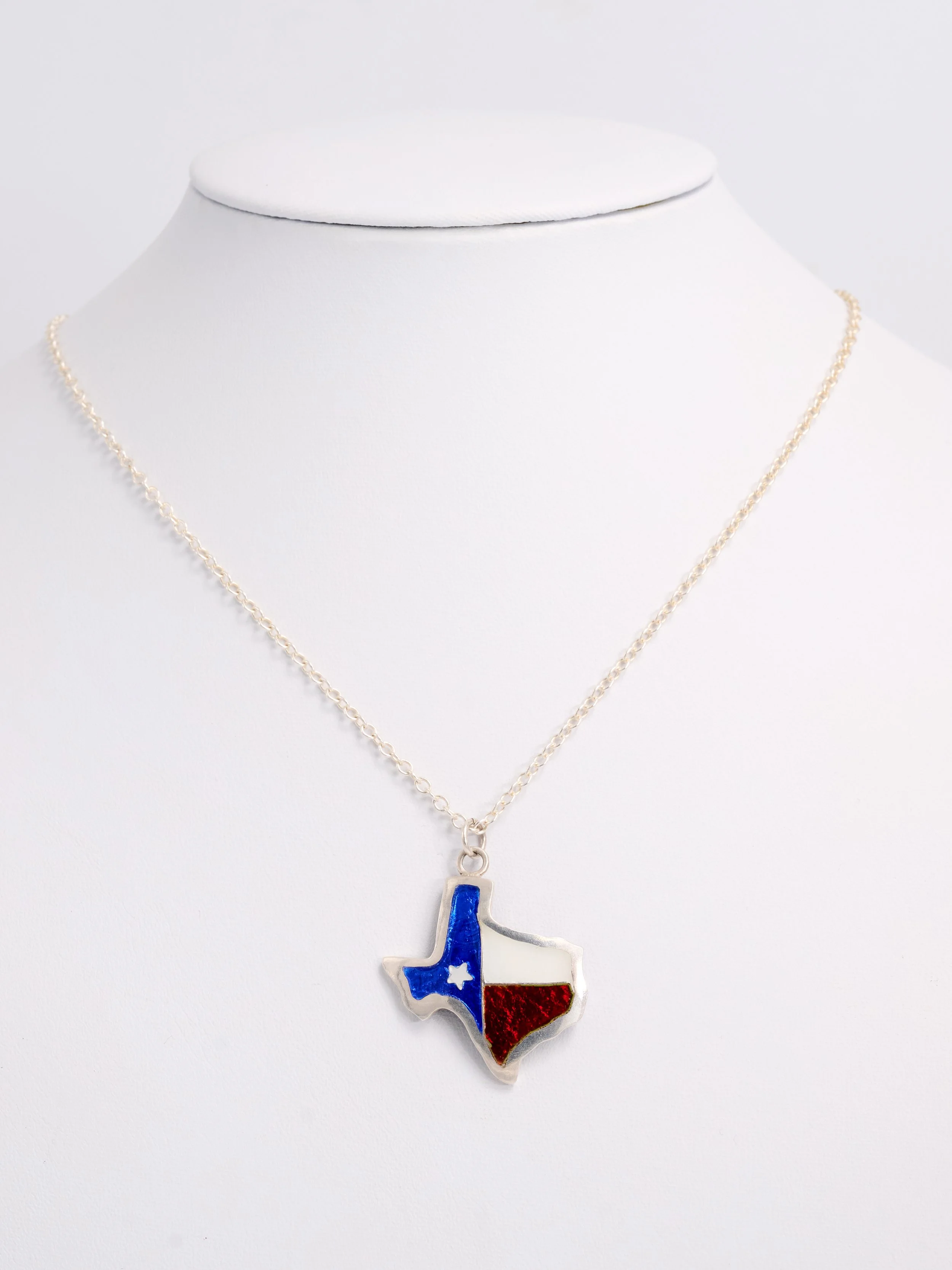 Cloisonné Texas Necklace by Paula Beckett