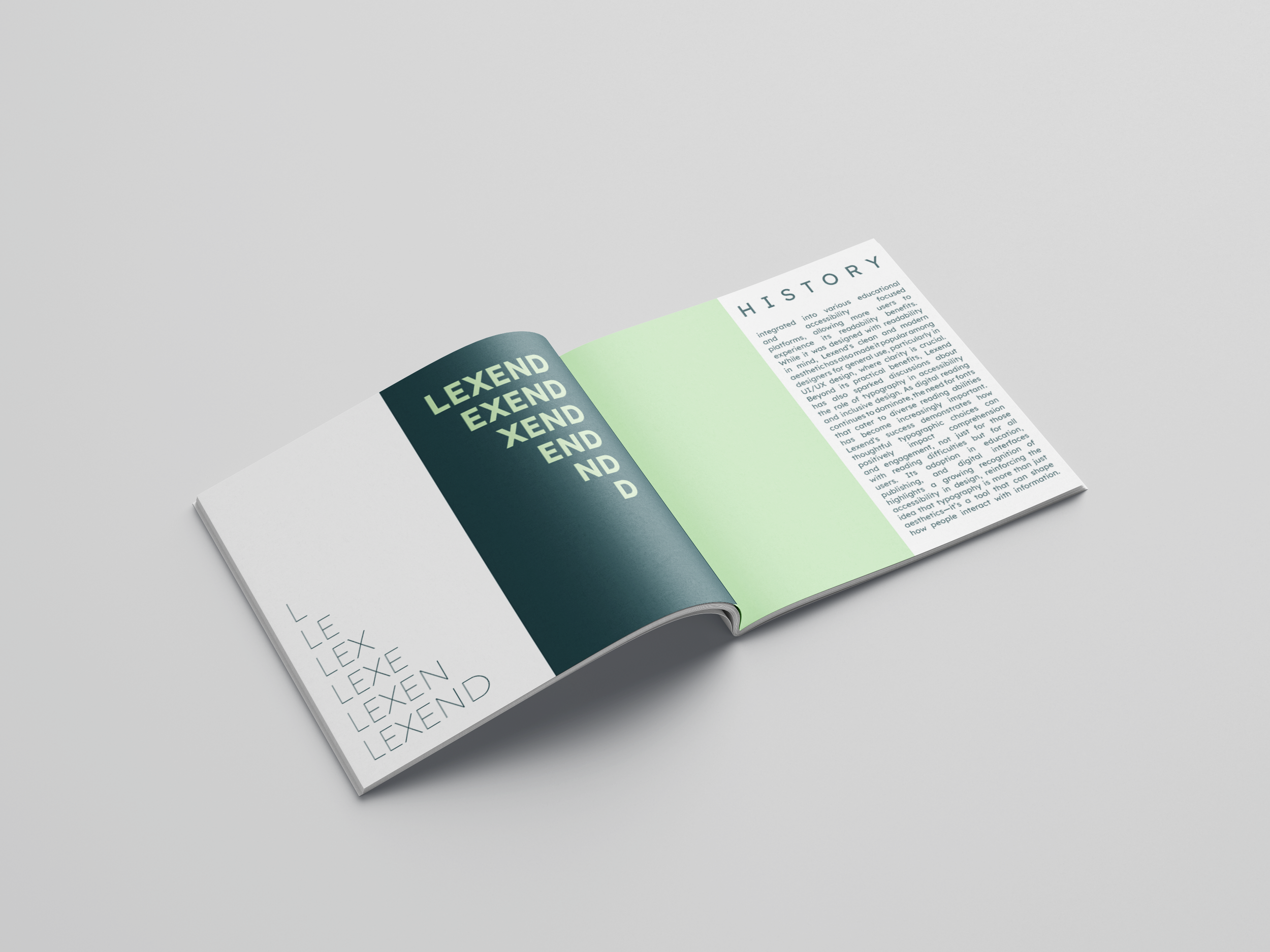 Lexend Speciman Booklet