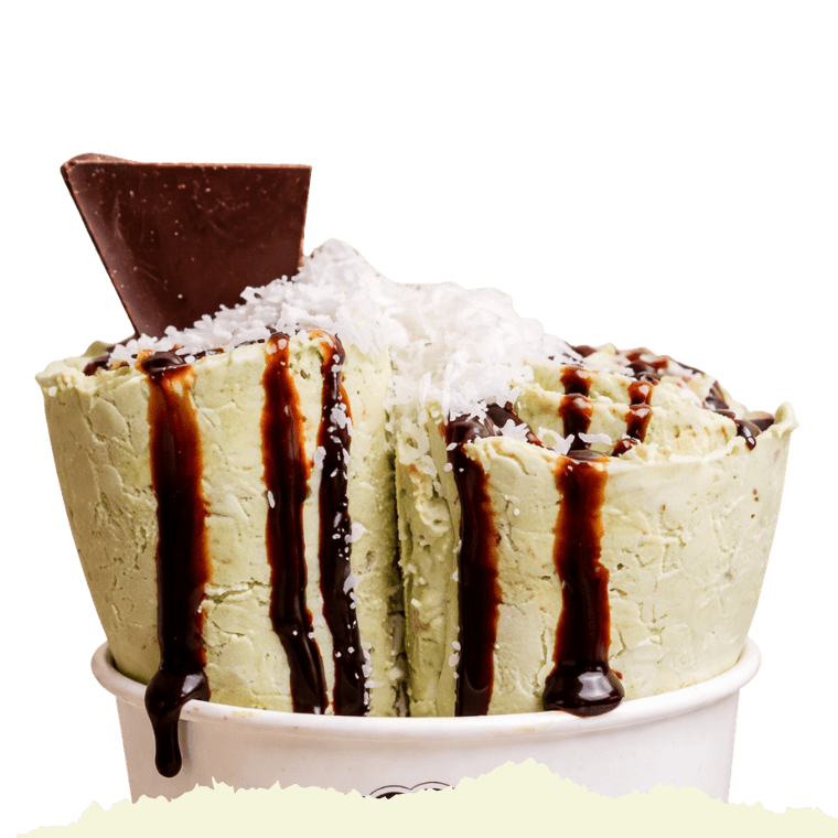 matcha ice cream roll vegan dessert in berlin