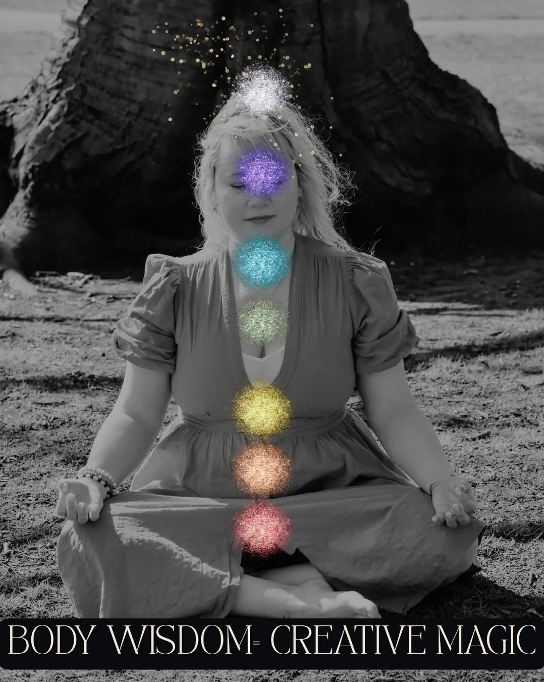 I love exploring the chakra system as a framework for this lifelong journey of getting to know ourselves more deeply, which is one of the reasons yoga remains an integral tool within my somatic coaching work along with sound, voice and other practice