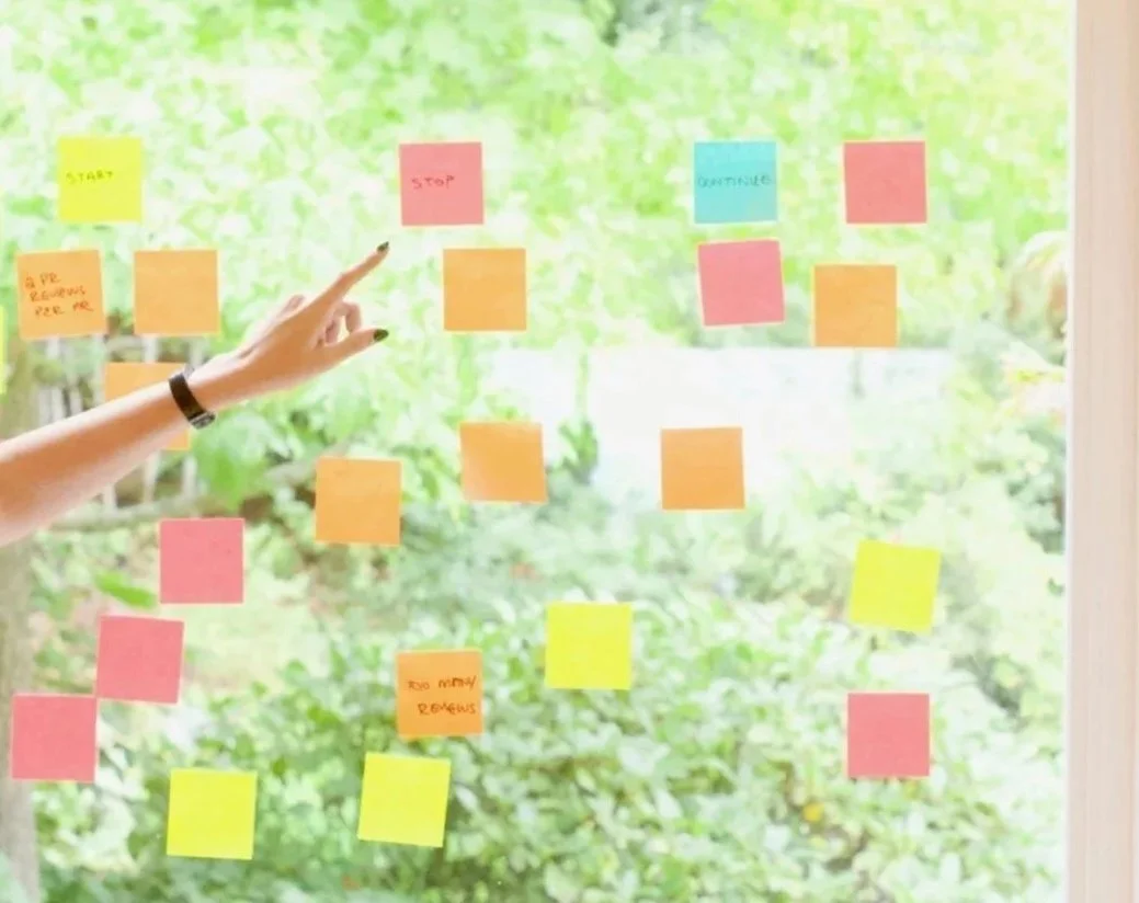 Post Its | Prozessbegleitung | systemische Beratung | Coaching | psychologische Beratung | Emotionsfokussierte Paartherapie | offene Beziehung | nicht-monogam | Annu Jona Winkler | nicht-binär | Berlin und online