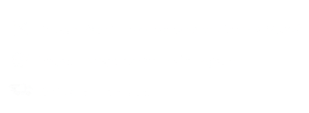 A menu listing options for a meal, including ready-made or customizable boxes, vegan, vegetarian, and halal options, with delivery included.