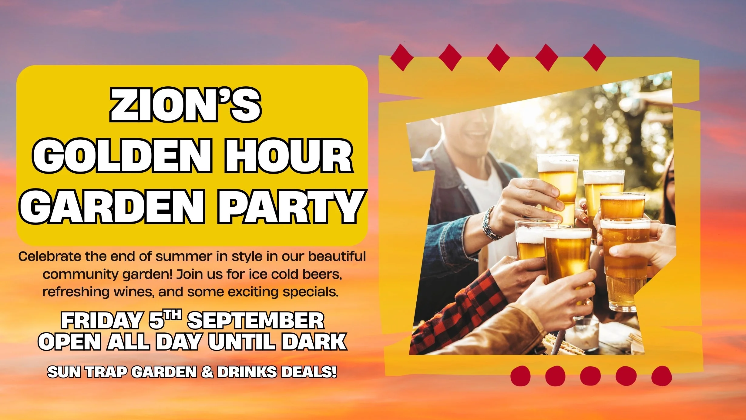 Golden Hour Garden Party