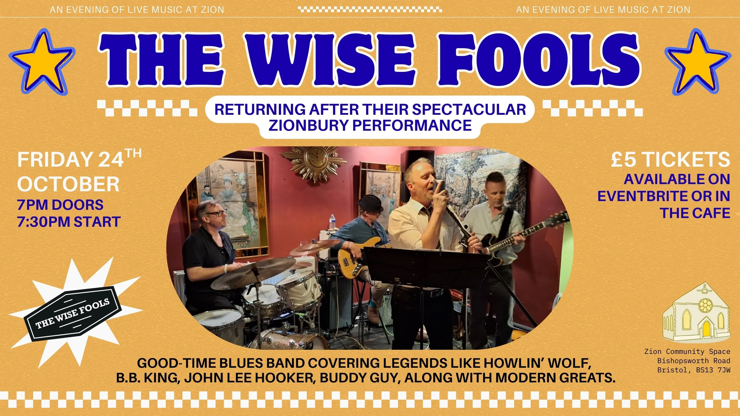 The Wise Fools Blues Band at ZION!