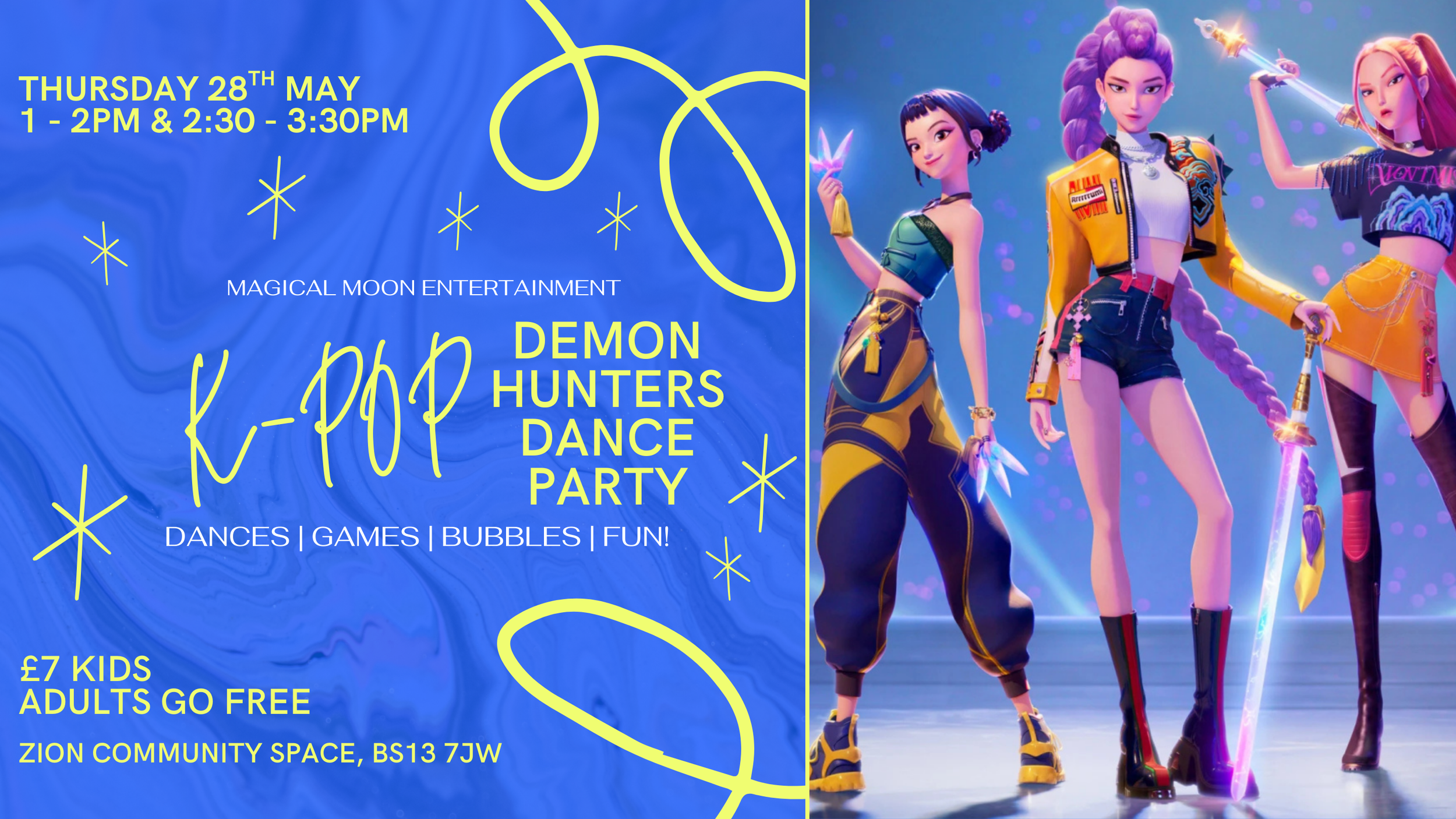 K-POP Demon Hunters Dance Party (2 SESSIONS)