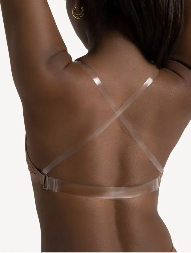 3777W - Mocha Deep Neck Clear Back Bra(3).jpg