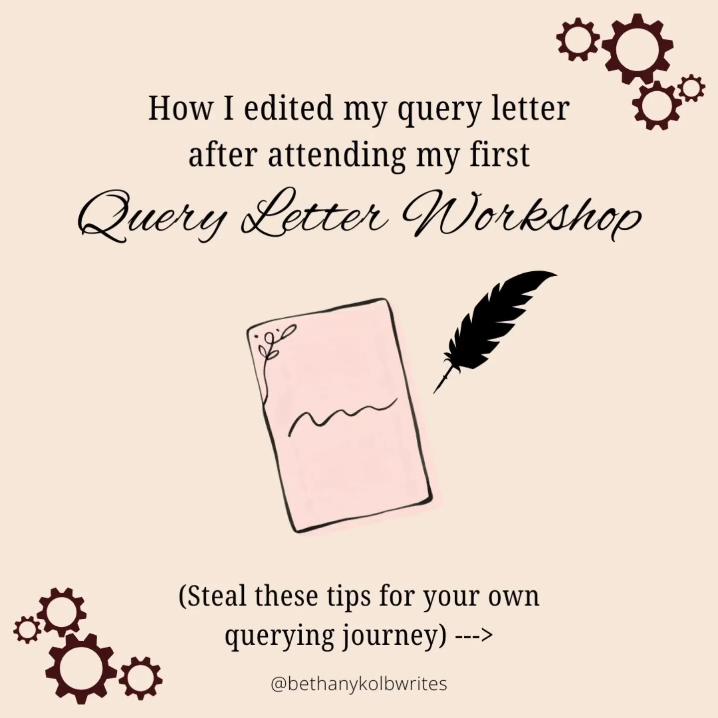 Steal these tips for your own #QueryLetter revisions! 💌 

The querying trenches are NO JOKE, but resources like this virtual workshop offer such great support. 🙏 Thank you @kaylalitagent for hosting the sessions over the last weekend &amp; investin