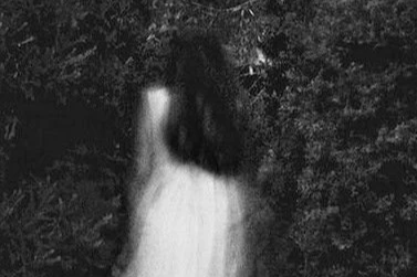 Blurry image of a ghost girl