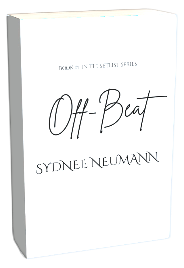 Front cover of a book titled "Off-Beat" by Sydnee Neumann, part of the 'Setlist Series'.
