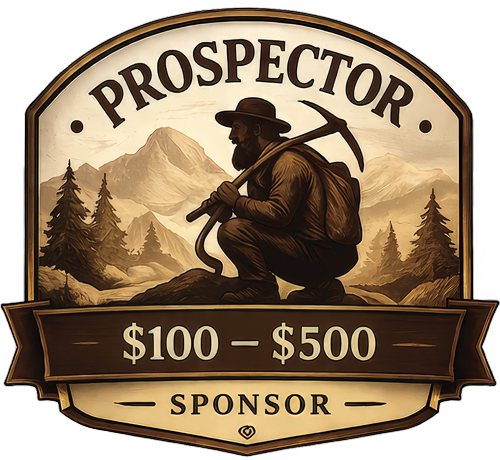 Prospector sponsorship level for Victor Gold Rush Days in Victor, Colorado