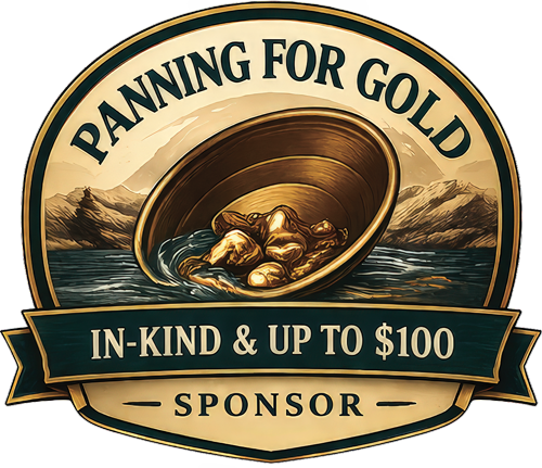 Panning for Gold sponsorship level for Victor Gold Rush Days in Victor, Colorado