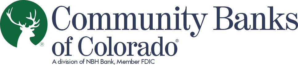 Logo for Community Banks of Colorado.