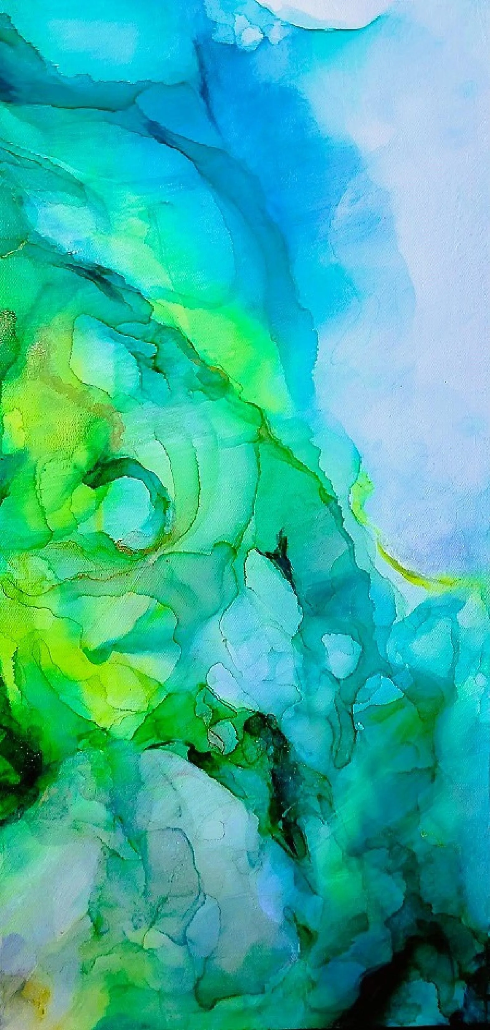 KimberlyZook_EmeraldFalls_12x24_Mixed Media_$120.jpg
