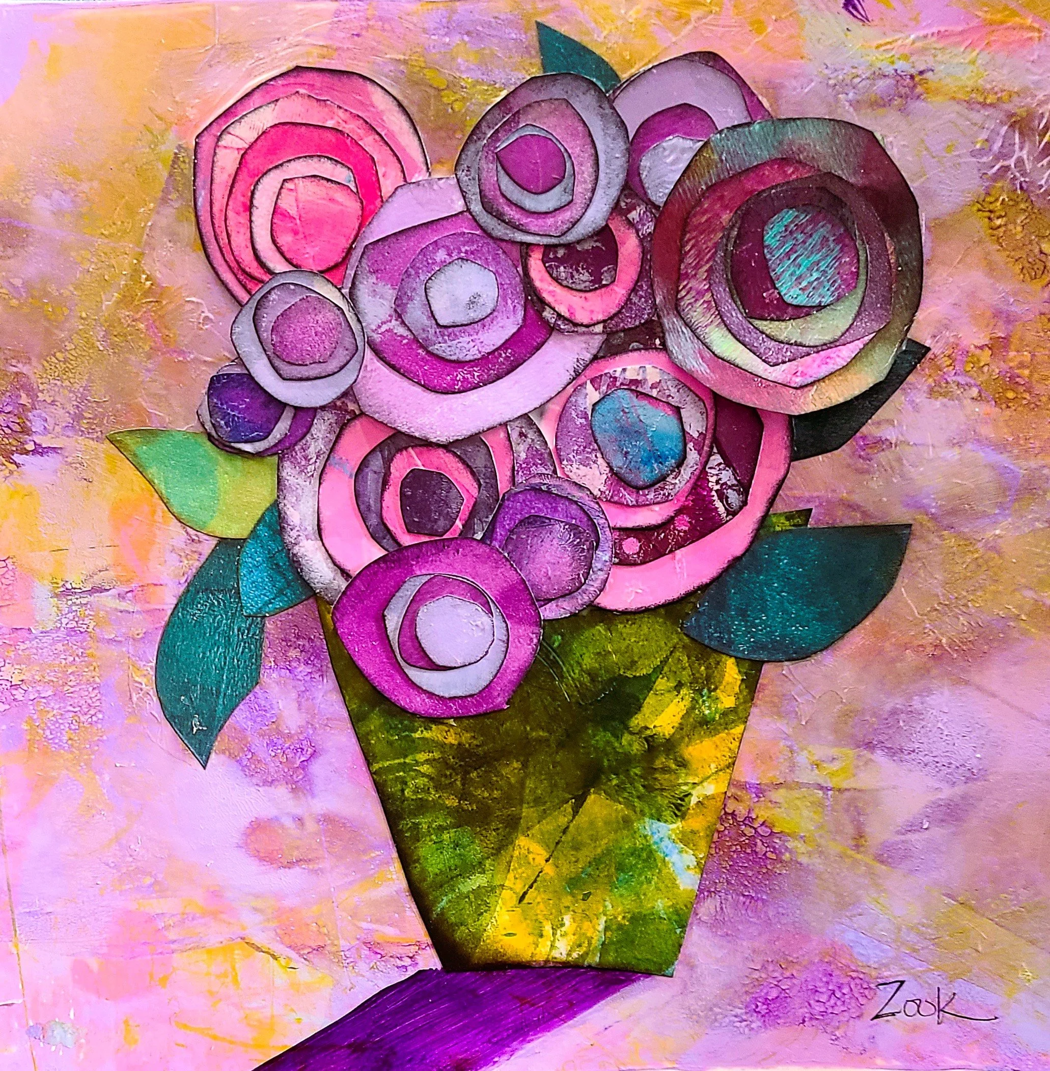 KimberlyZook_PinkPixieDust_MixedMedia_8x8_$60.jpg
