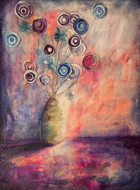 KimberlyZook_Foral Reverie_Mixed Media_18x24_$200.jpeg