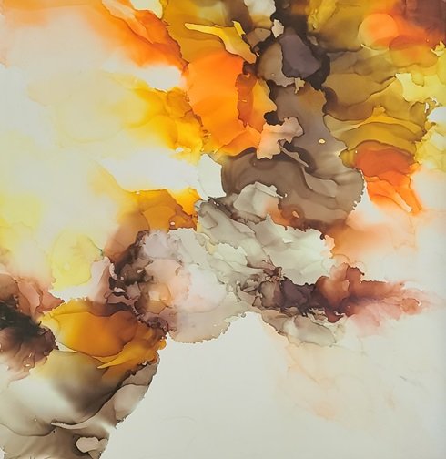 KimberlyZook_Marigolden_Mixed Media_13s13_$140.jpg