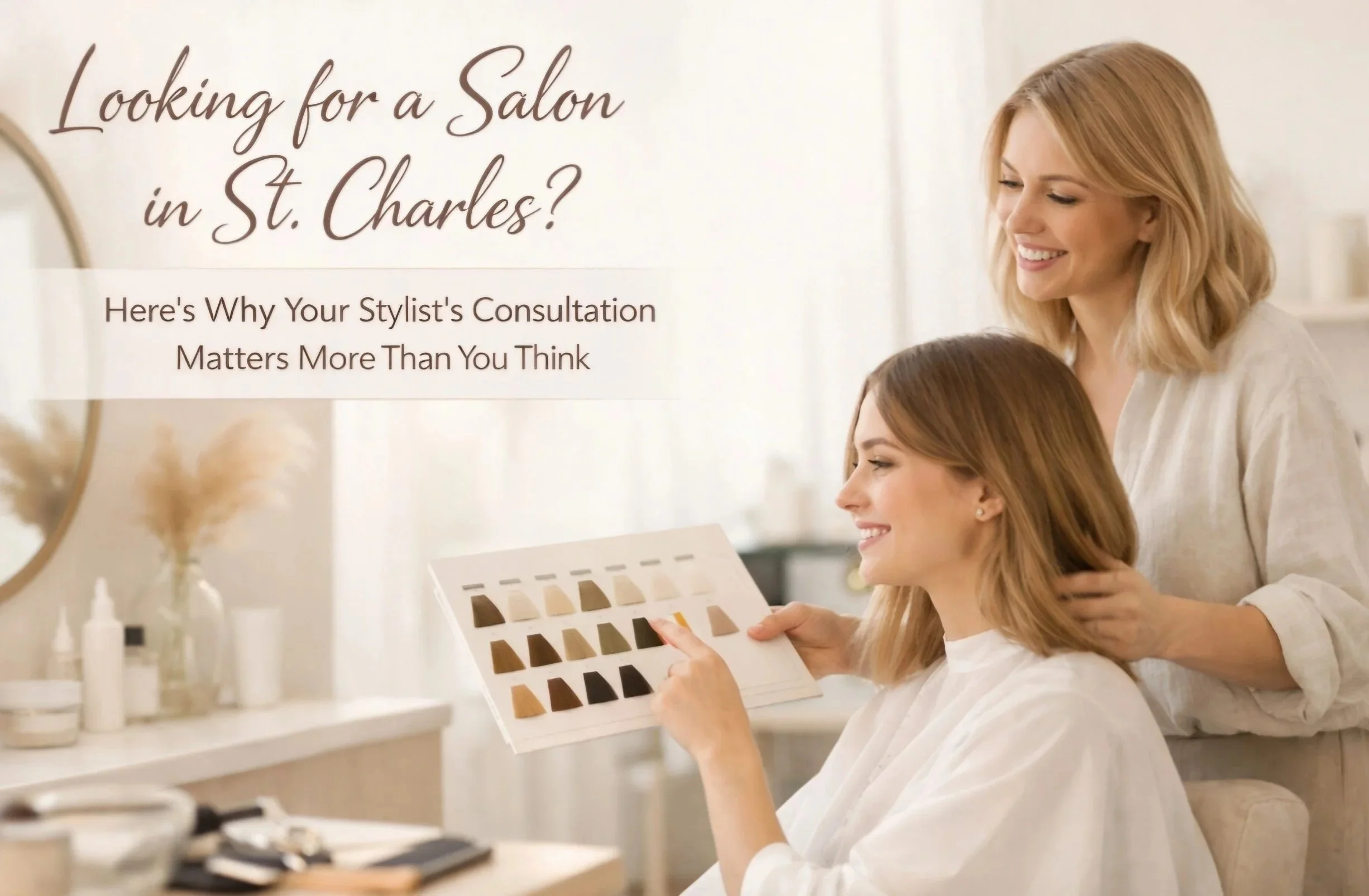 Looking for a salon in St. Charles?Here's why your stylist consultation matters. 