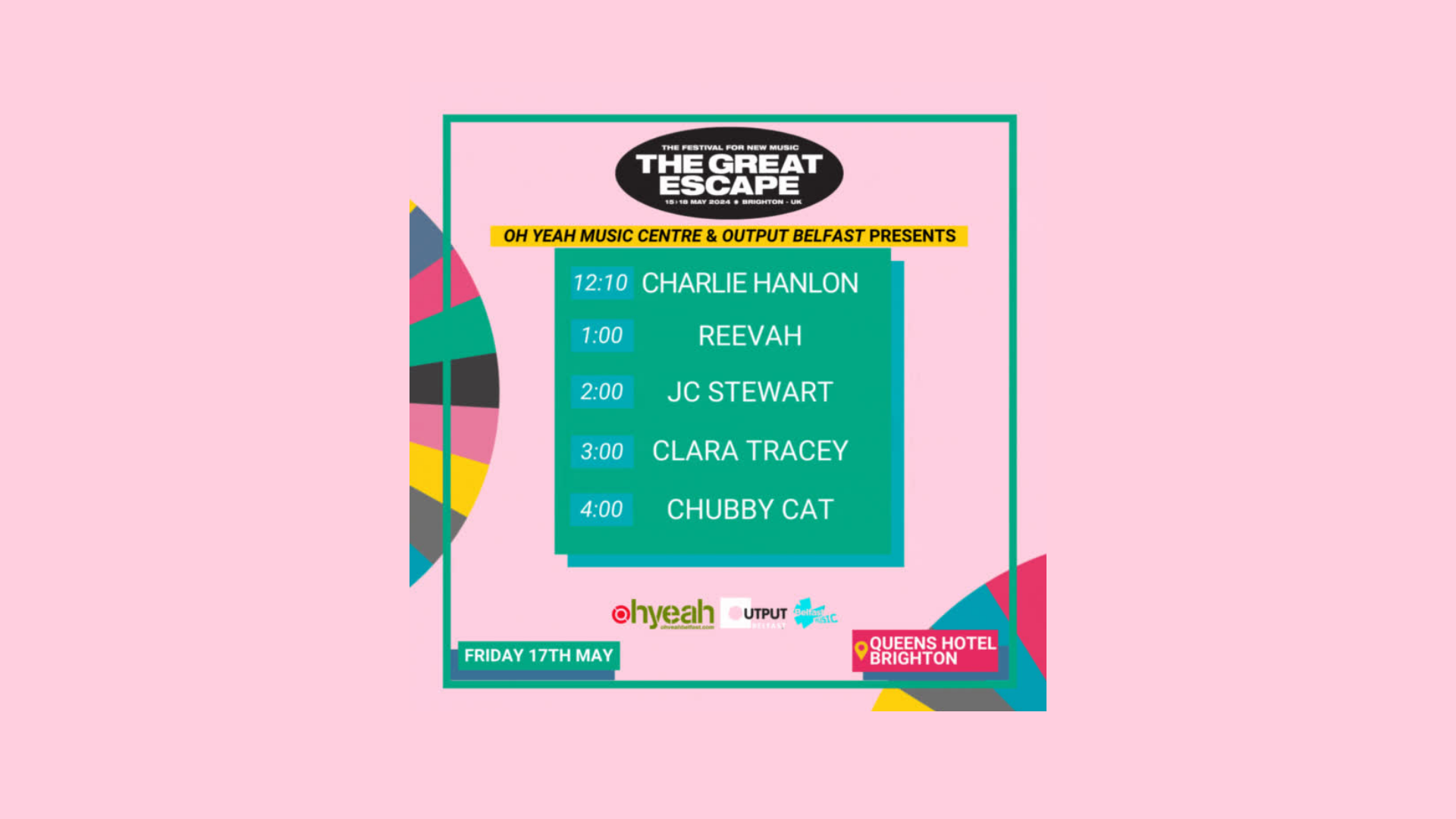 The Great Escape Festival NI Showcase Lineup Revealed