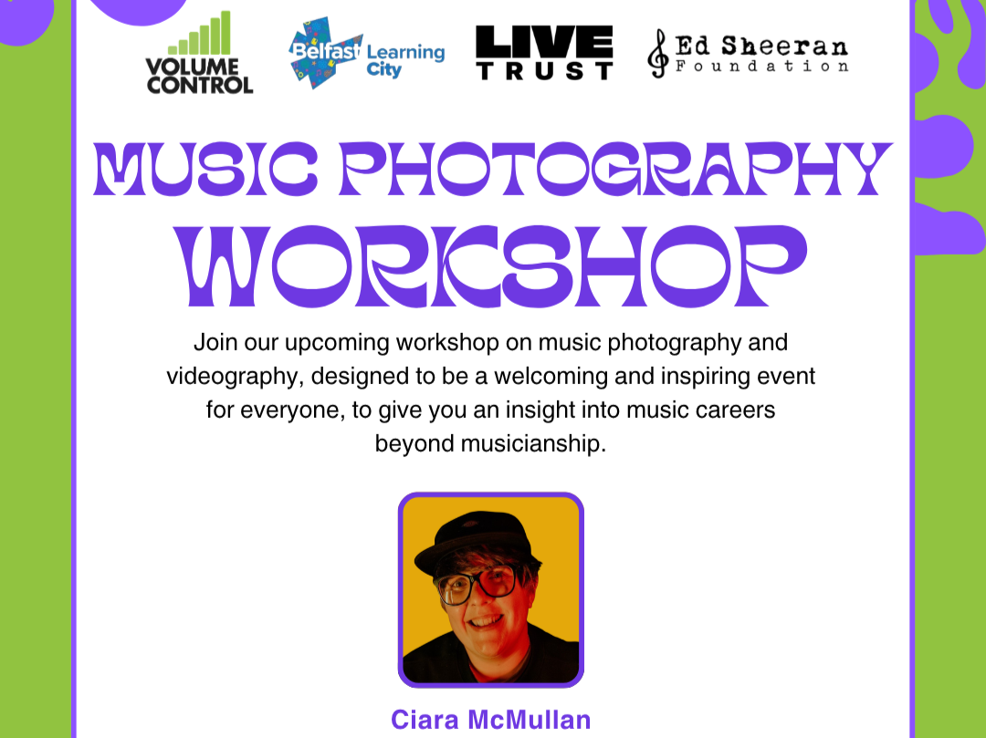Volume Control Enhanced presents: Music Photography Workshop