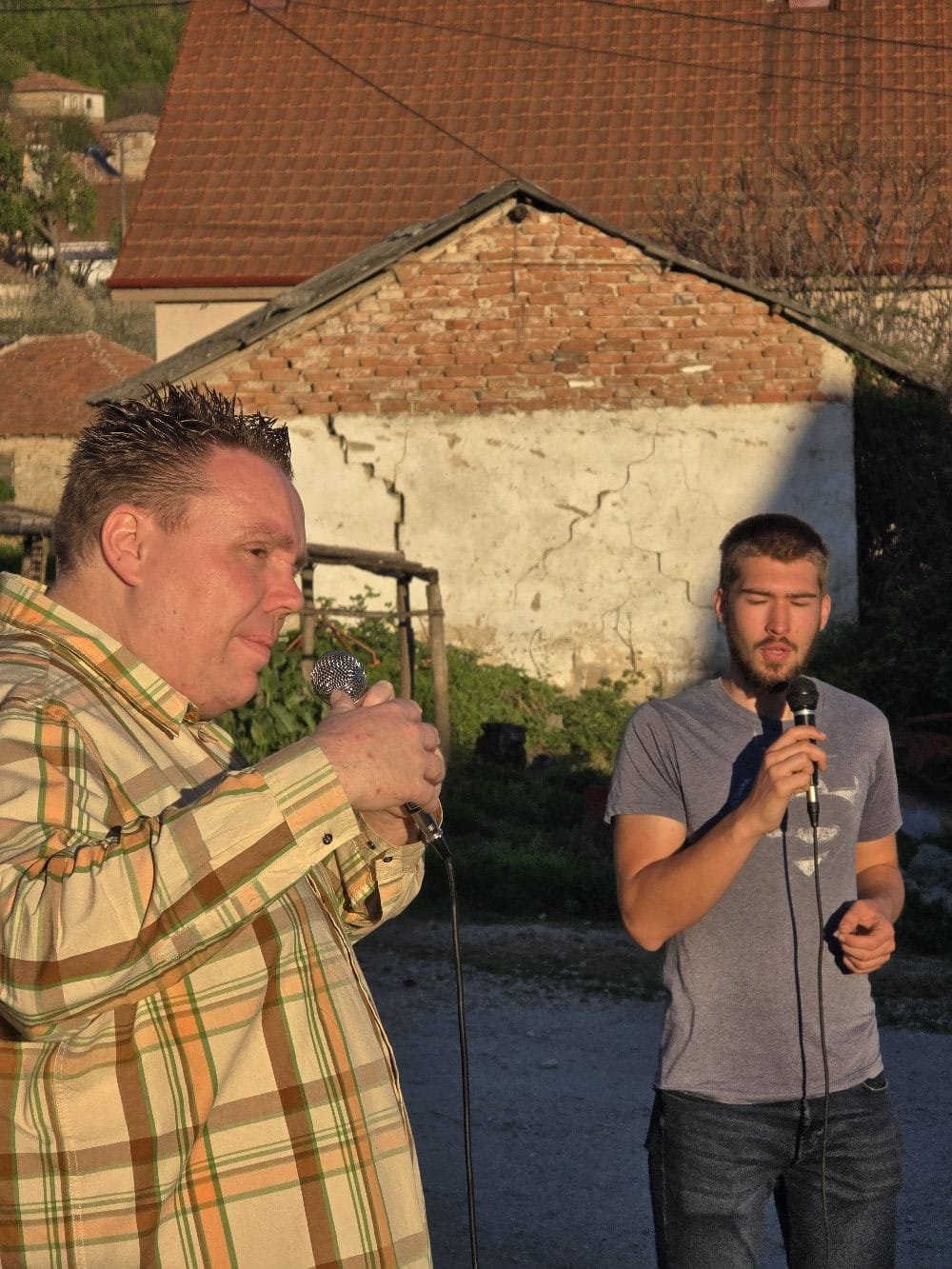 Straatprediking in Macedonië
