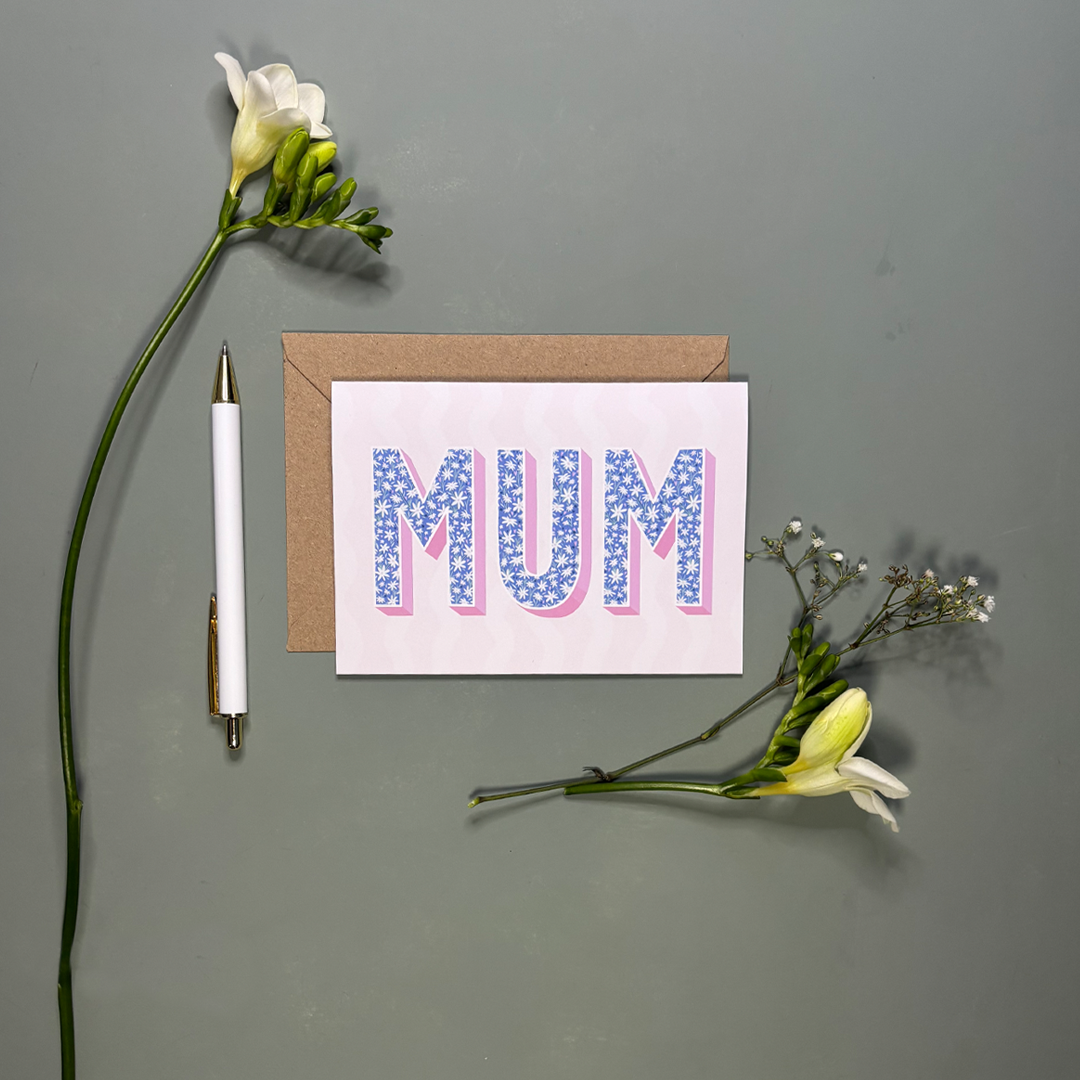 Bold Mum Greeting Card