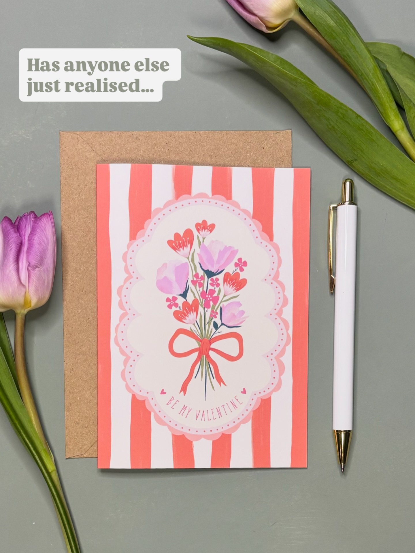 So&hellip; I&rsquo;ve just realised it&rsquo;s Valentine&rsquo;s Day next weekend?! In honour of everyone who hasn&rsquo;t got organised with cards yet, I&rsquo;m offering an upgrade to first class post on all valentines orders until Sunday. You can 