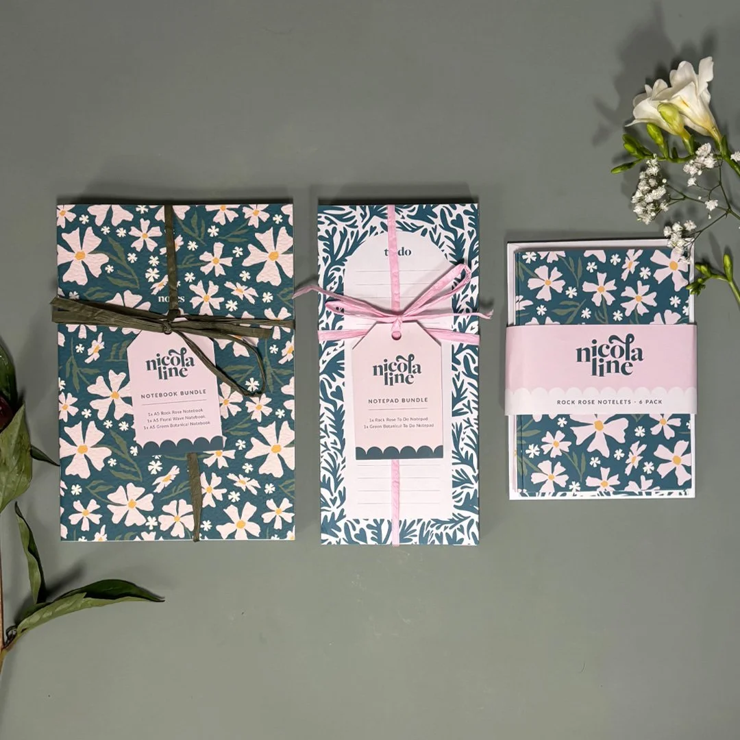 Rock Rose Stationery Lovers Gift Set