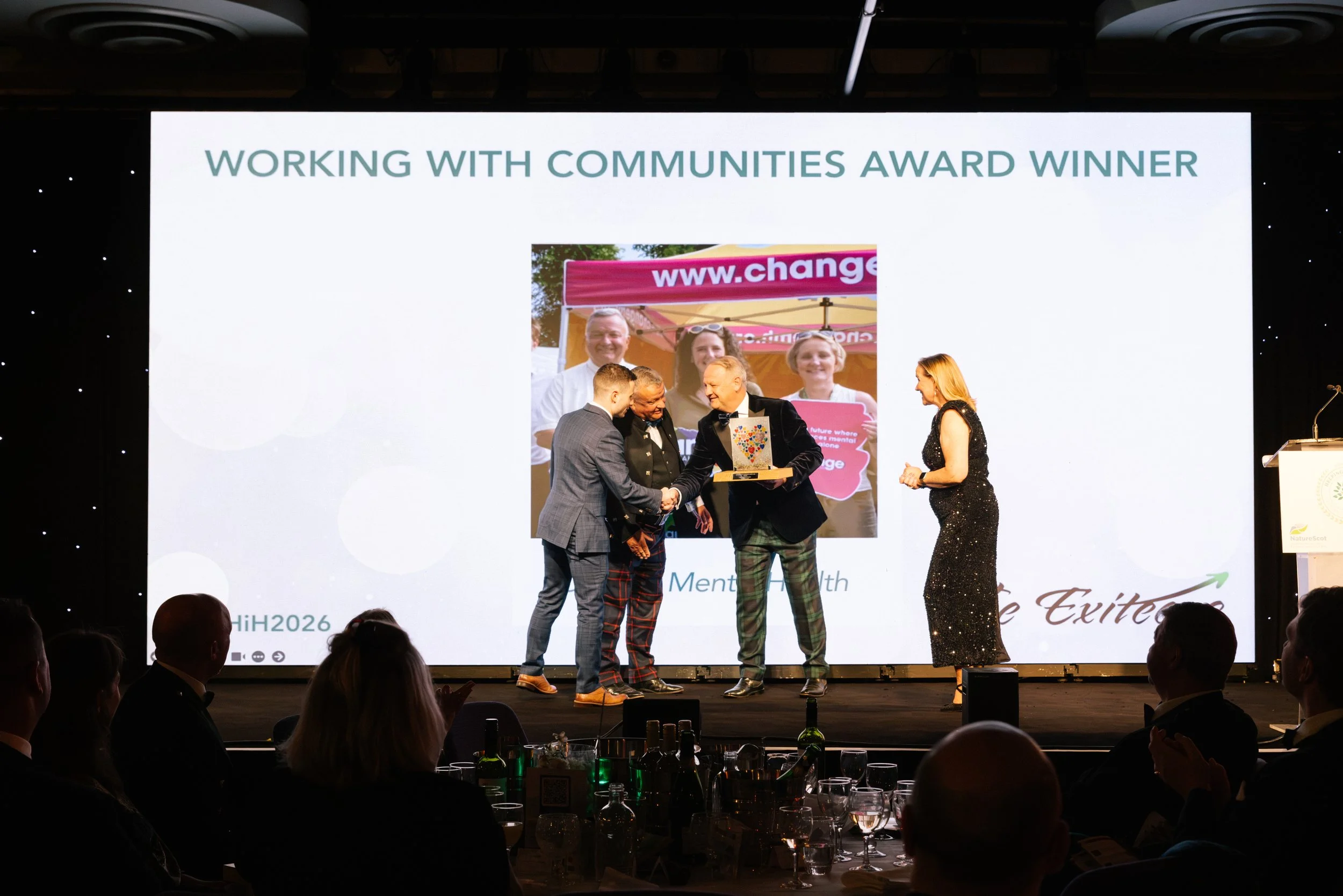The Exiteers back rural community champions at 10th Helping it Happen Awards