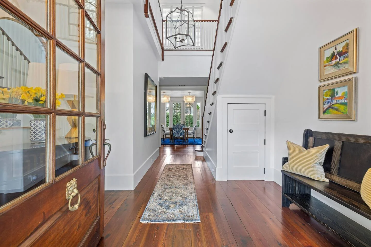 After: Look through the front door.