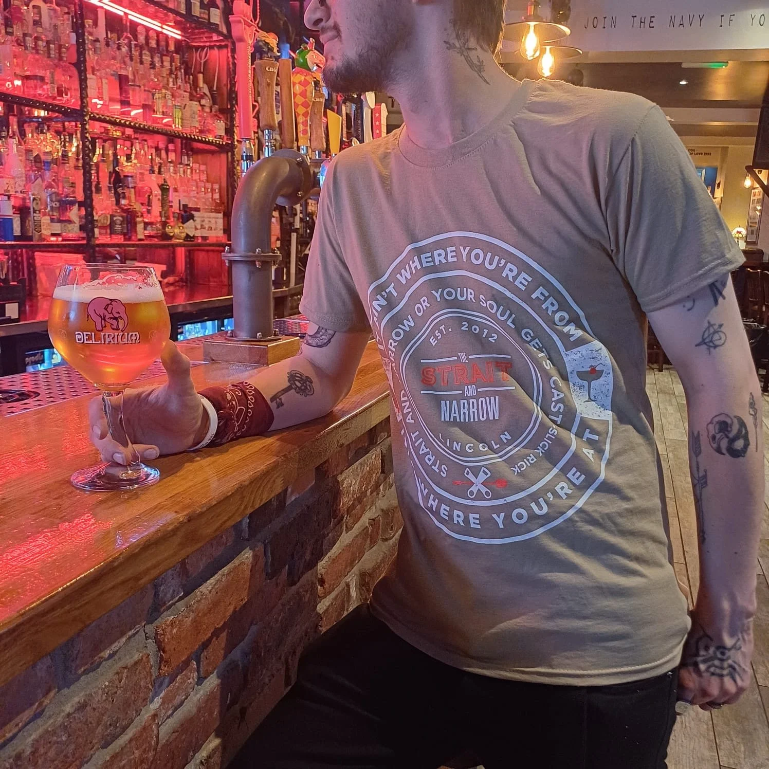 Strait and Narrow Tshirt - Merch Drop