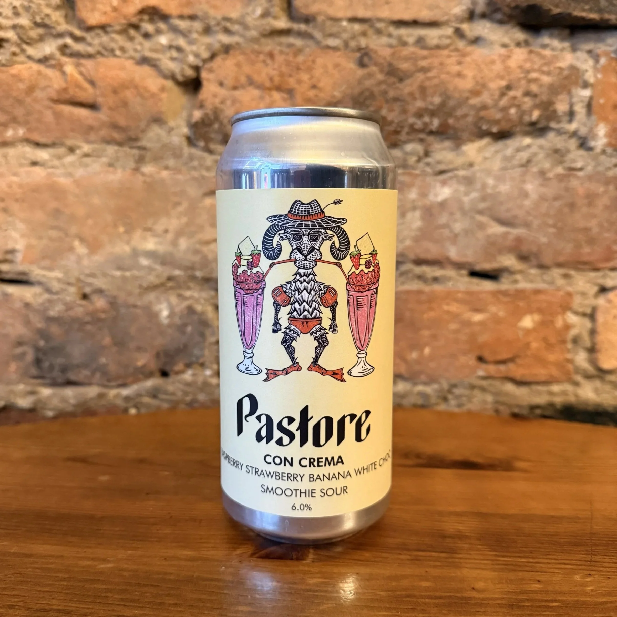 Pastore - Con Crema Strawberry, Raspberry, Banana, White Chocolate