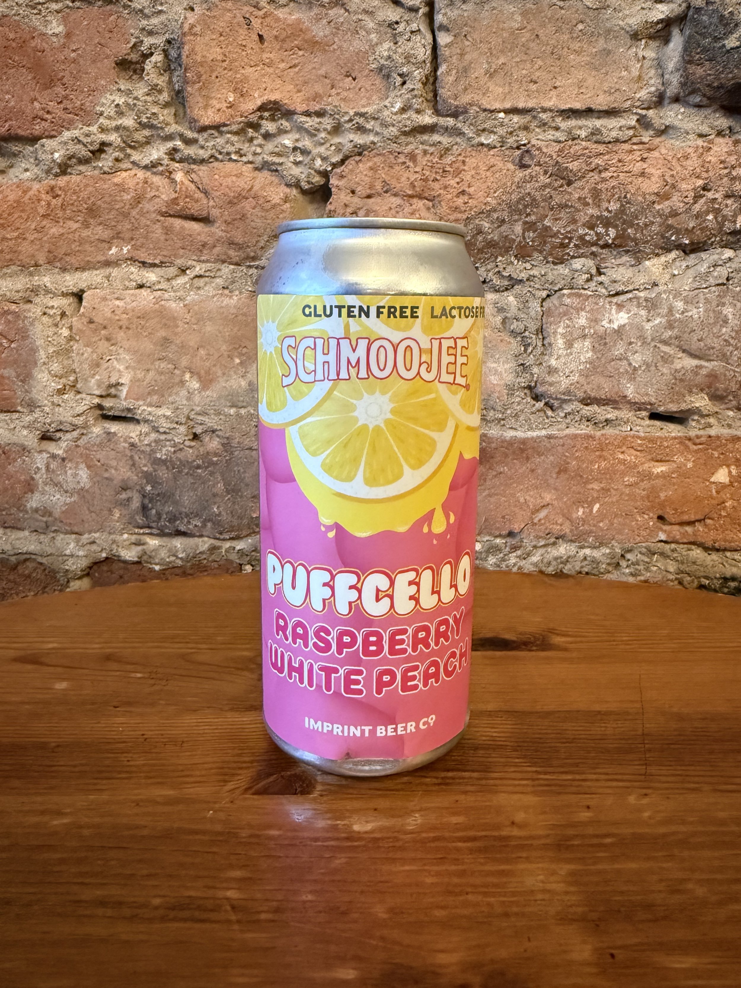 Imprint - Schmoojee - Puffcello Raspberry White Peach