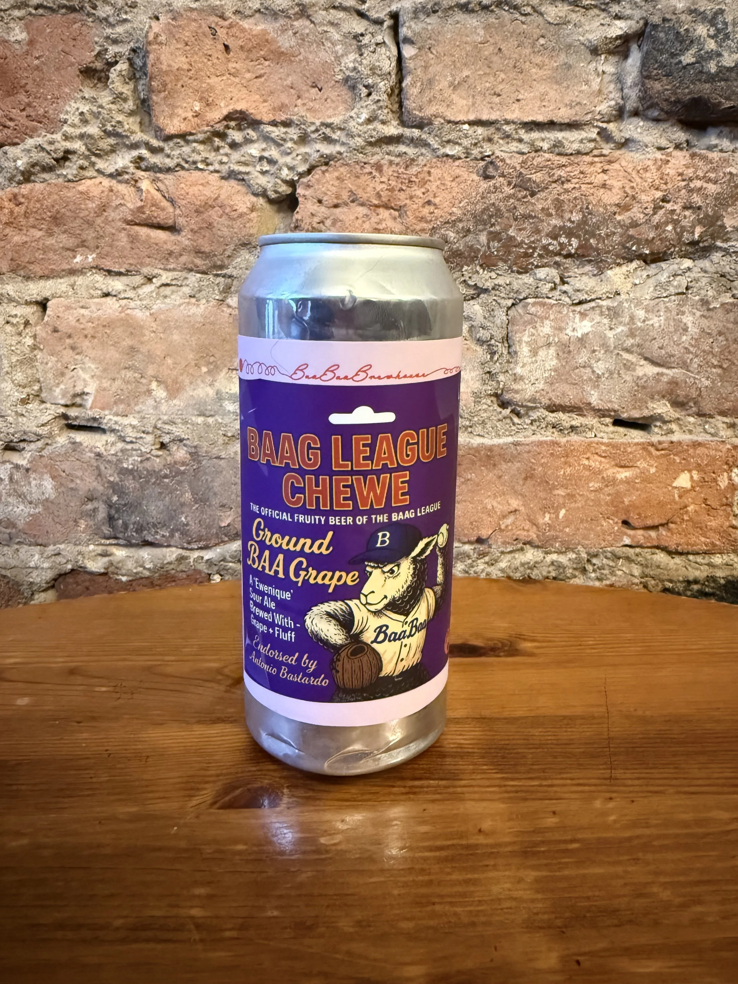 Baa Baa Brewhouse - Baag League Chewe - Ground Baa Grape