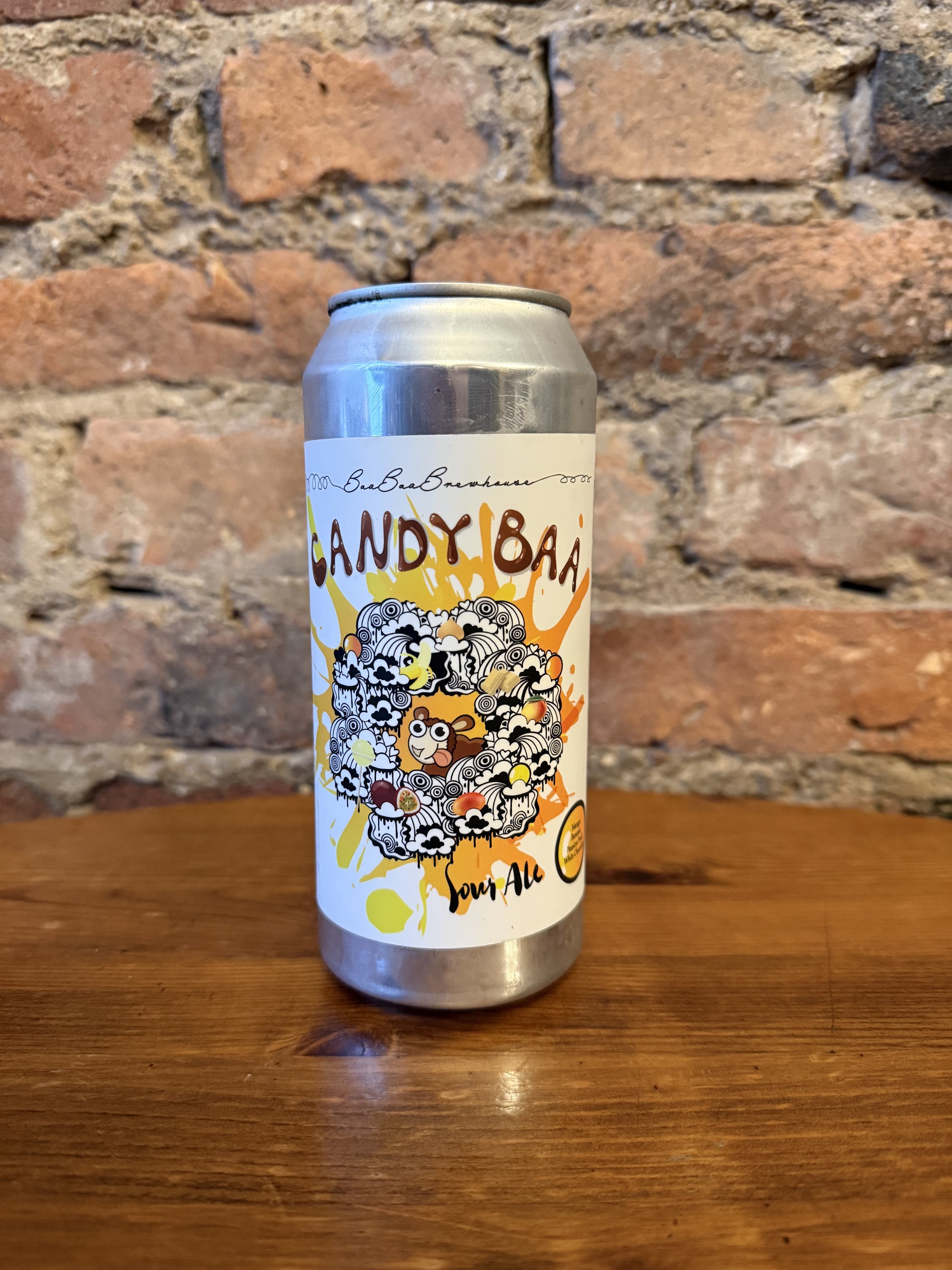 Baa Baa Brewhouse - Candy Baa - Mango, Banana, Passionfruit, White Chocolate