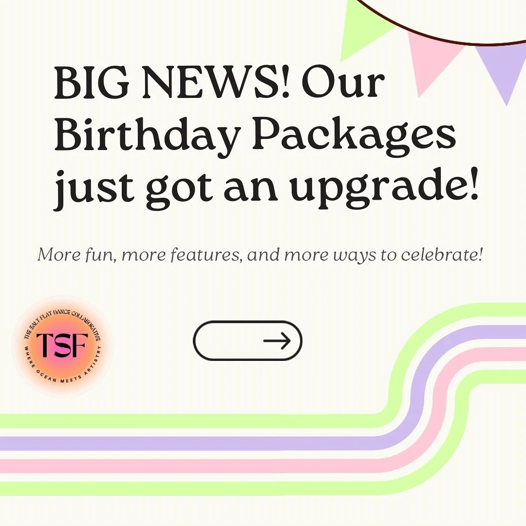 🎉 Big News &mdash; Our Birthday Packages Just Got an Upgrade! 

We&rsquo;ve added even more features to make your celebrations bigger, better, and easier than ever! 🥳

✨ What&rsquo;s New: &bull; Extra time to set up before and pack up after your pa