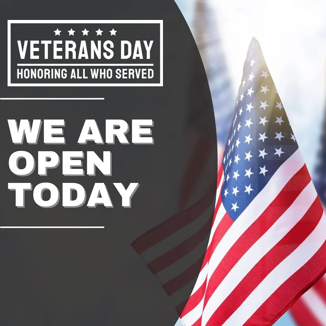 Reminder: We are open today for all classes.
Thank you to all who have served 💙 ❤️