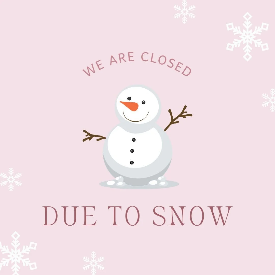Due to the impending storm and predicted snow, the studio will be closed today, Tuesday, December 2, and all classes are canceled.

Please stay safe, stay warm, and enjoy the snow day! ☃️