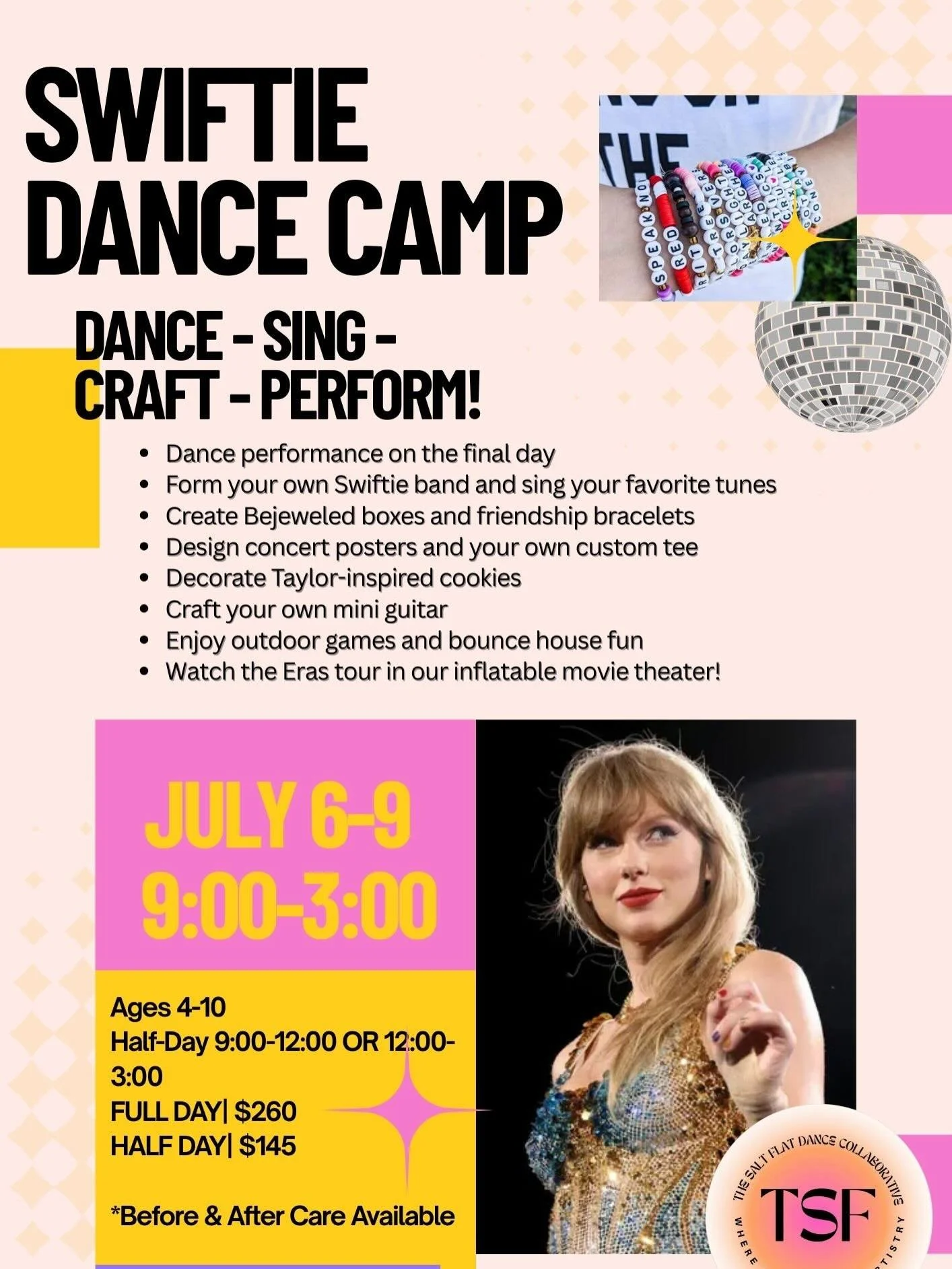 ☀️ SUMMER CAMP OPENS TOMORROW! 🎉

Looking for a summer your child will love and you&rsquo;ll feel great about? Our themed summer camps are designed just for ages 3&ndash;10 and are packed with creativity, movement, and FUN! ✨

🎨 What makes our camp