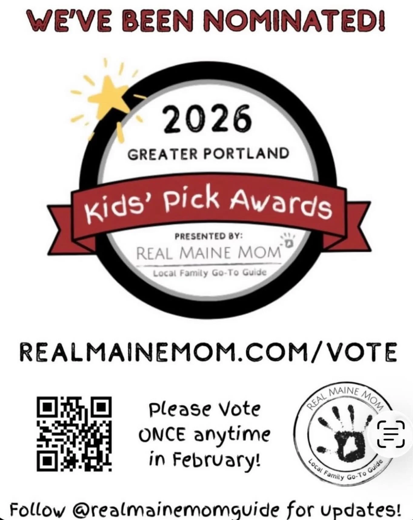 In our very first year of business, we were incredibly honored to be named Best Dance Studio by the Kids Pick Awards. It meant more to us than we can put into words.

This year, we&rsquo;ve been nominated again &mdash; for Best Dance Studio, Best Bir