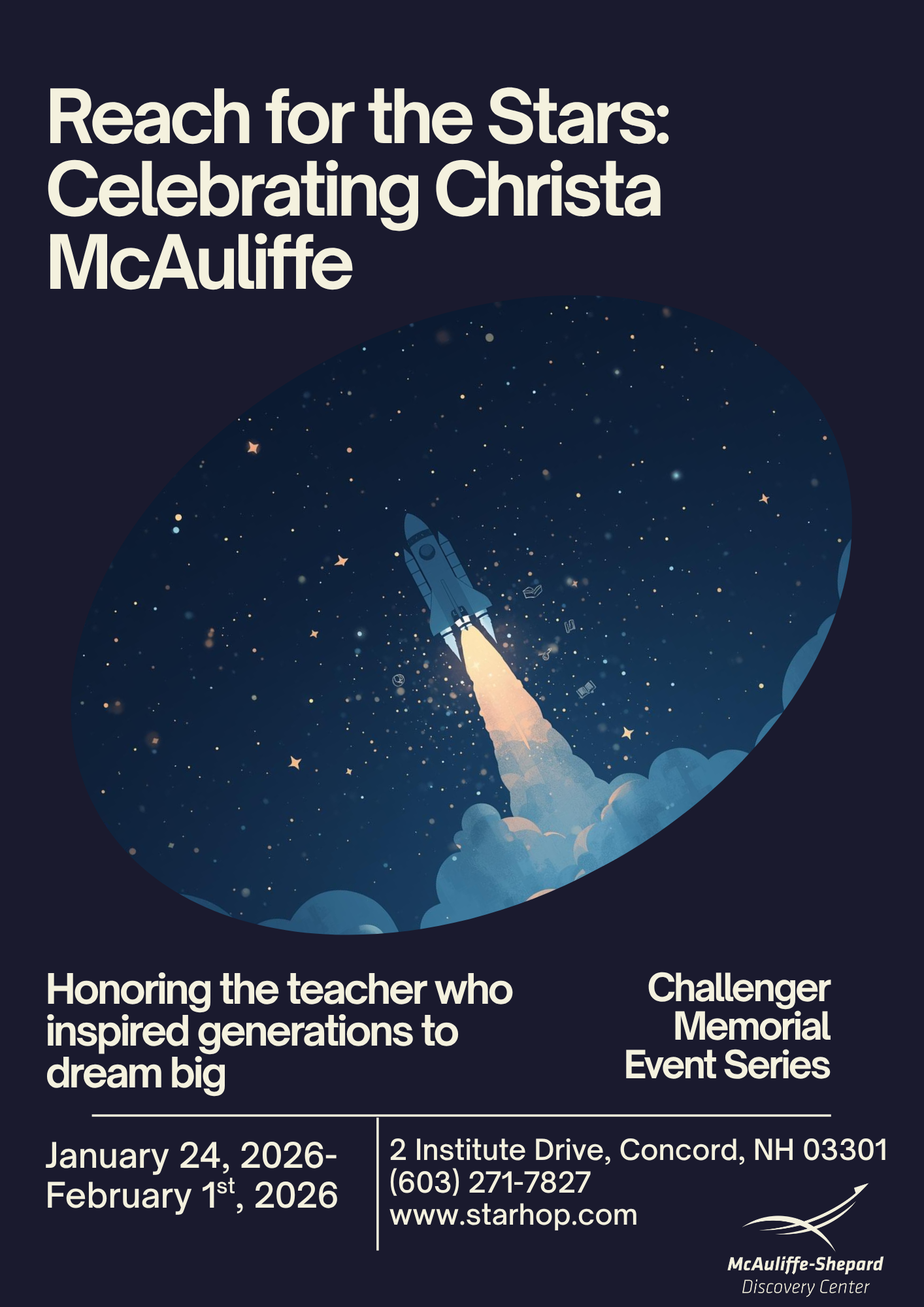 Reach for the Stars: Celebrating Christa McAuliffe