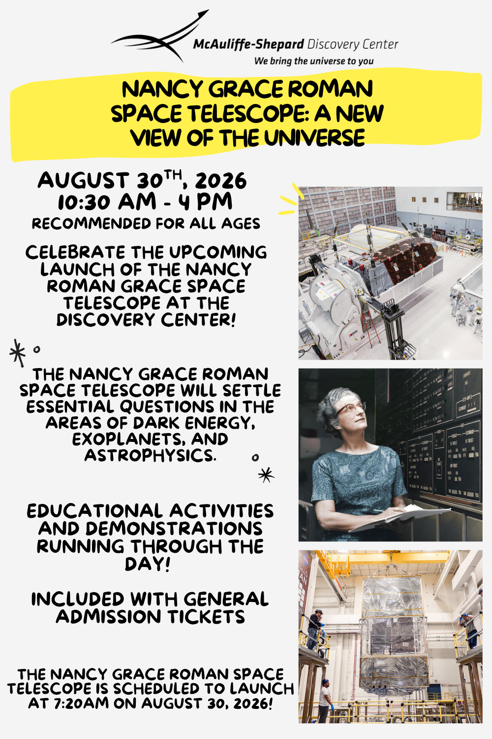 Nancy Grace Roman Space Telescope: A New View of the Universe