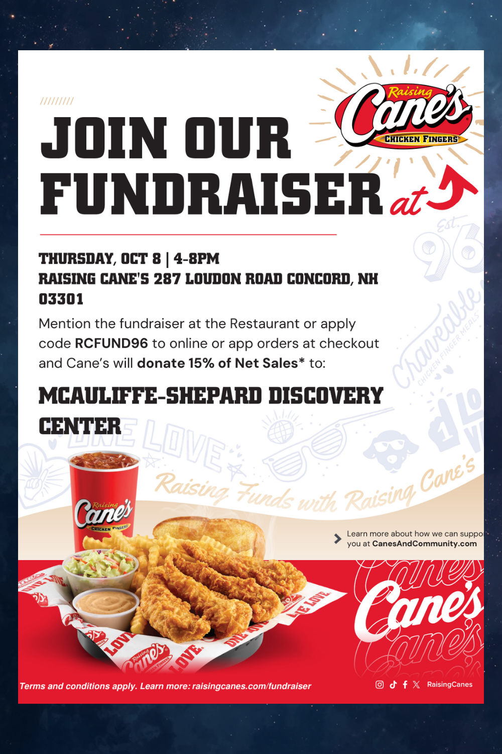 Raising Cane’s Fundraiser