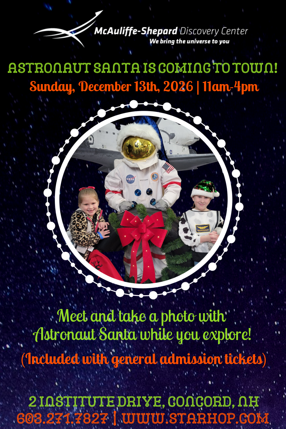 Astronaut Santa Day